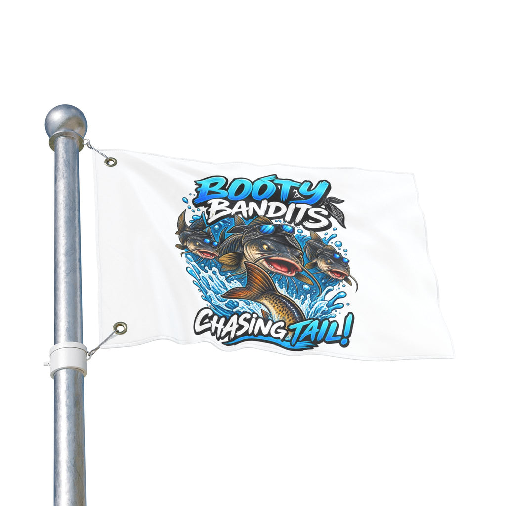 Fishing Flag — "Booty Bandits" Chasing Tail Double-Sided Marine Banner