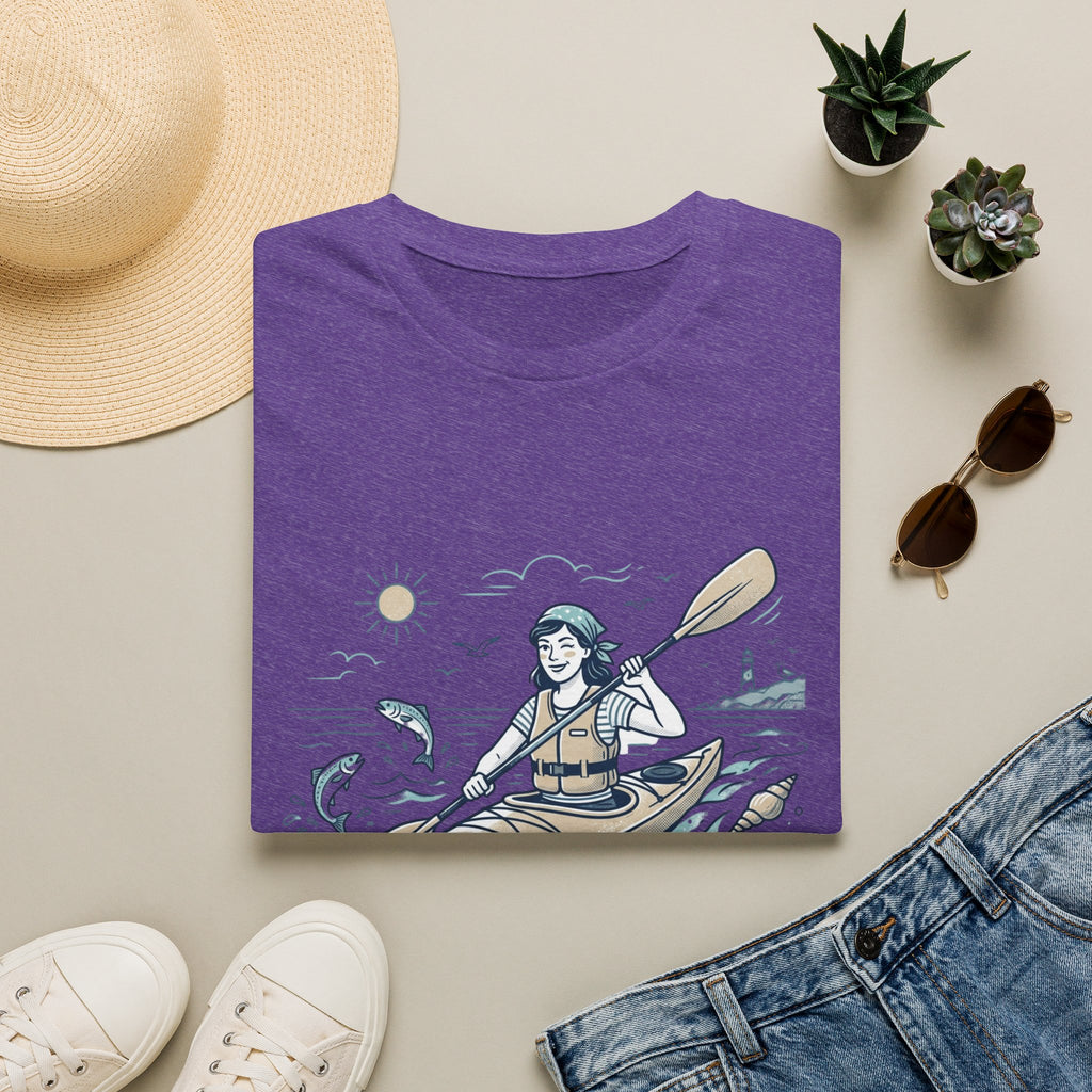 Kayaking T-Shirt — “Off to Out Fish the Boys” Outdoor Adventure Tee